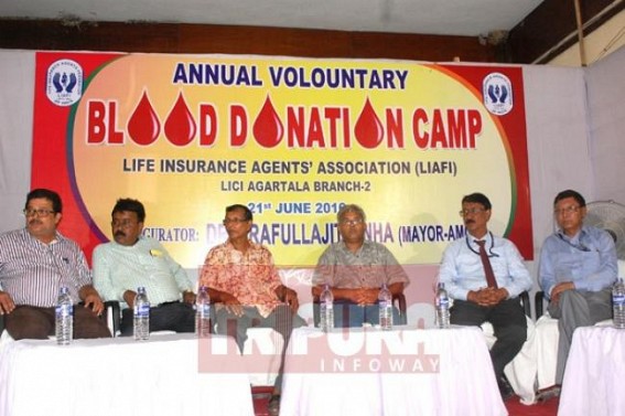 LICI organized blood donation camp LICI organized blood donation camp